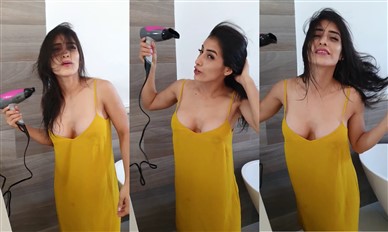 Anabella Galeano Sexy See Through Nightgown Tease Video Leaked